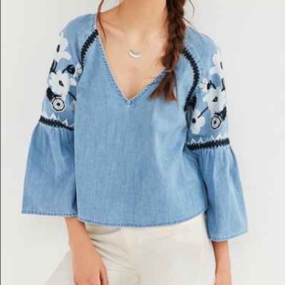Embroidered Boho Tunic
